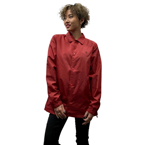 {R VOLCOMCollage Coach Jacket WPbgWOMENS VOLCOM LIGHT JACKETSb15118ja-red