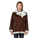 {R VOLCOMVLCM Bomber Face JacketLIGHT WPbg AE^[ fB[XB15417JB-BRN