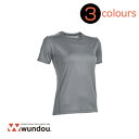 ウンドウ wundouウィメンズアウトドアデオドラントTシャツ P920 XS~XLサイズ 無地(4)