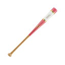 和牛JB マスコットバット 少年用 82cm/840g 木製 ナチュラル×ピンク×ホワイト
