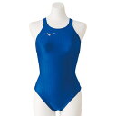 ミズノ MIZUNO競泳用ミディアムカット(レースオープンバック)(レディース) (27ブルー)スイム 競泳水着 STREAM ACE レースオープンバック(N...
