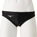 競泳用Vパンツ(メンズ)(96ブラック×レッド)【MIZUNO】ミズノスイム 競泳水着 STREAM ACE(N2MB0023)