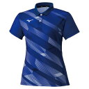 ミズノ MIZUNOゲームシャツ(ラケットスポーツ) (レディース)テニス/ソフトテニス ウェア ゲームウェア(62JA1702)