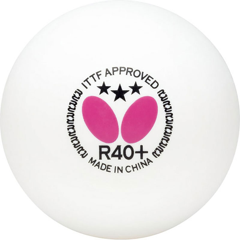 BUTTERFLY(バタフライ)バタフライ スリースターボールR40+卓球 ボール 卓球ボール(95820)