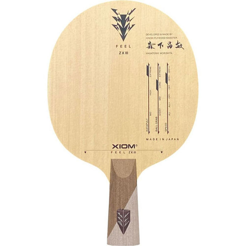 XIOM(エクシオン)フィール ZX III CP卓球 ラケット シェークハンド卓球ラケット(21707)