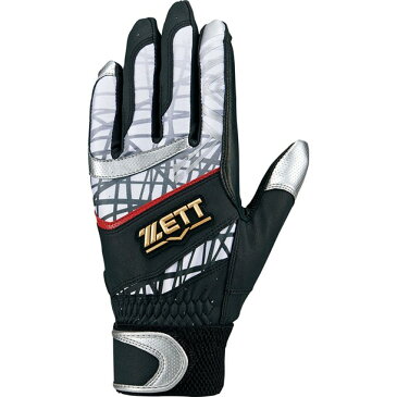 バッティンググラブ(両手用)【ZETT】ゼット野球 バッティング手袋 グローブ 20SS(BG610-1900)*25