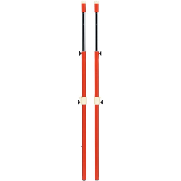 高さ120～225cm無段階調節目盛り付ソフトバレー・バド支柱 素材：主材/40mm サイズ：床下15cm 重量：11kg/組