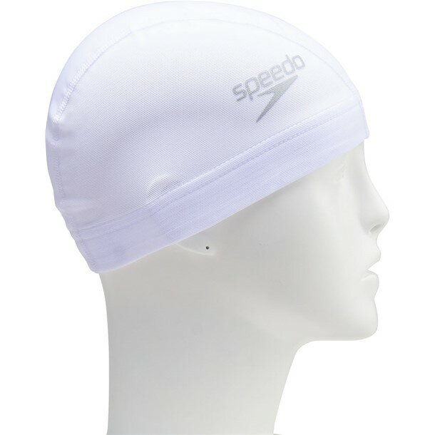 LOGO MESH CAP【speedo】スピードスイエイメッシュキャップ(se12050-w)