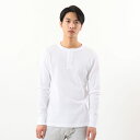 ヘインズ hanesHENLY NECK LONG T-SHIRTMEN'S UNDERWEAR ウェア(メンズ)(hm4s104-010)