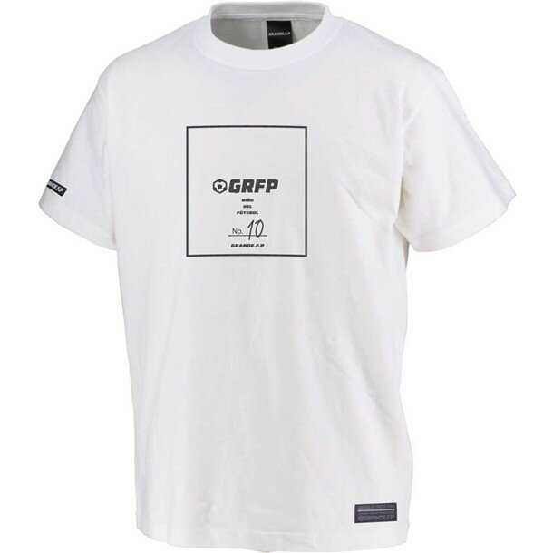 グランデ grandeNO.10スクエアプリントプレミアコットンTフットサル 半袖Tシャツ(gfph21004-0109)