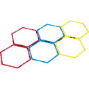 カネヤ(kaneya)アジリティヘキサゴン6学校 機器 器具(k3127)