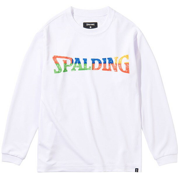 スポルディング SPALDINGジュニアL/S Tシャツ バンダナロゴバスケットロングTシャツ J(sjt211680-2000)