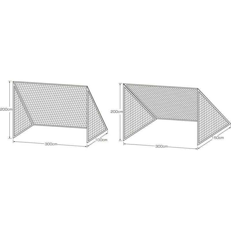 カネヤ(kaneya)ミニゴールネット3215WT学校機器ネット(k3011）