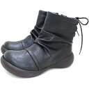 regettacanoe(リゲッタカヌー)サイドジップツキショートブーツカジュアルシューズ(cjfs001c-blk)(4)