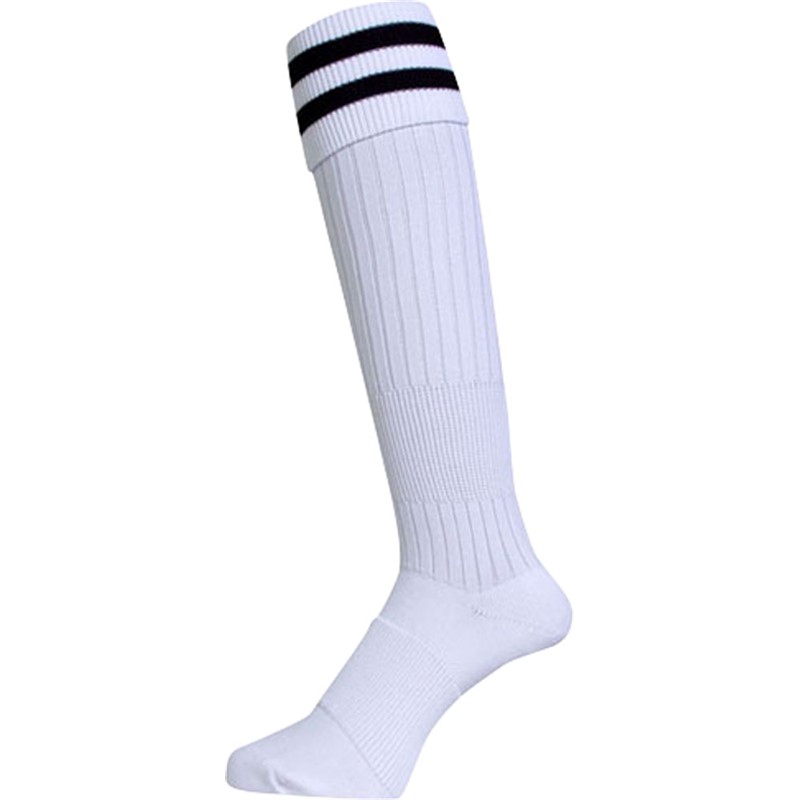 マインmineJRサッカーストッキングWH/BK 19-21サッカーストッキングJR(203k)