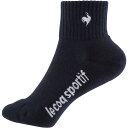 lecoqsportif(ルコック)テニスショートソックステニスソックス(qtatjb10-nvy)