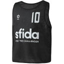 sfida(スフィーダ)CHALLENGER TEAM BIBSフットサルビブス(sh22g02-black)