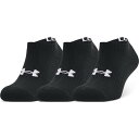 underarmour(アンダーアーマー)21 CORE NO SHOW SOCKS(3PマルチSP ソックス(1363241-001)