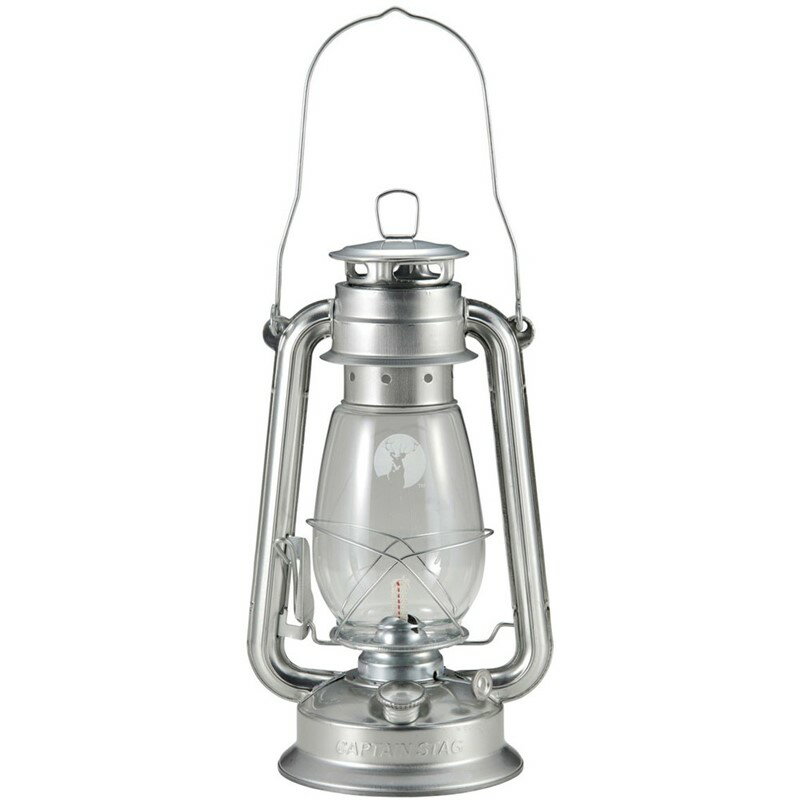 captainstag(キャプテンスタッグ)CS オイルランタン(ダイ)(シルバー)アウトドアライト・ランタン(uk0513)