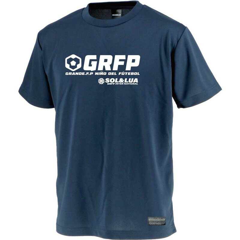 grande(グランデ)GRFP.SOL LUAドライメッシュTシャツフットサル半袖Tシャツ(gfph22013-8701)