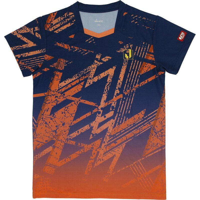 juic(ジュイック)ザップジップ 男女兼用卓球ゲームシャツ(5655-or)