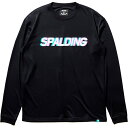 spalding(スポルディング)L/STシャツ レイヤーロゴバスケット長袖Tシャツ(smt22136-1000)