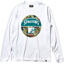 spalding(スポルディング)L/STシャツ MTV プレイド ボールバスケット長袖Tシャツ(smt22152m-2000)