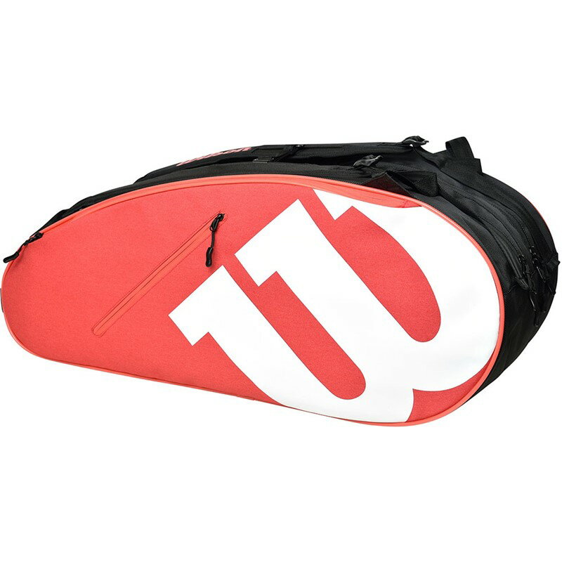 wilson(ウイルソン)TEAMJ RACKET BAG RD/WHテニス ラケットバッグ(wr80216020)