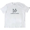 ノーザンカントリーnortherncountryT-SHIRTS(FRONT LOGO)アウトドア半袖Tシャツ(tr1306-wt)