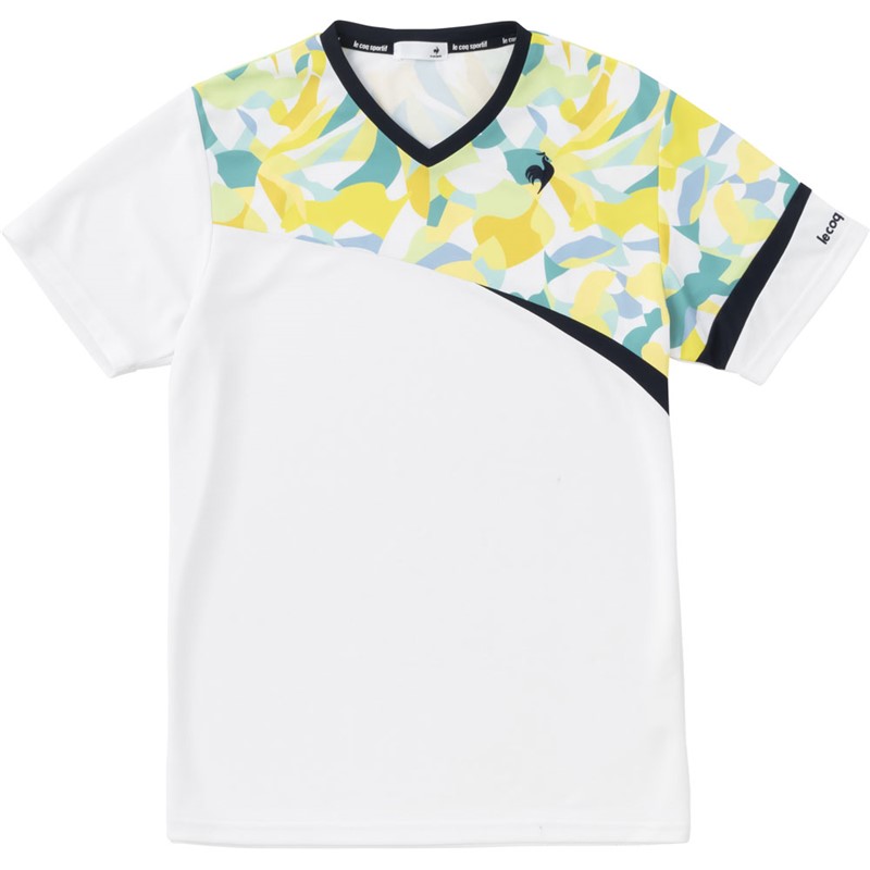 lecoqsportif(ルコック)グラフィックゲームシャツテニス ゲームシャツ M(qtmvja01-yl)