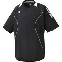 デサント(descente)半袖 プラクテイスピステバレーピステシャツ(dvb3322bーbwh)