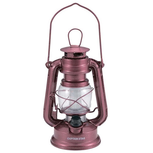 アンティークダンショクLEDランタン(レッド)【captainstag】キャプテンスタッグアウトドアネンリョウ・..