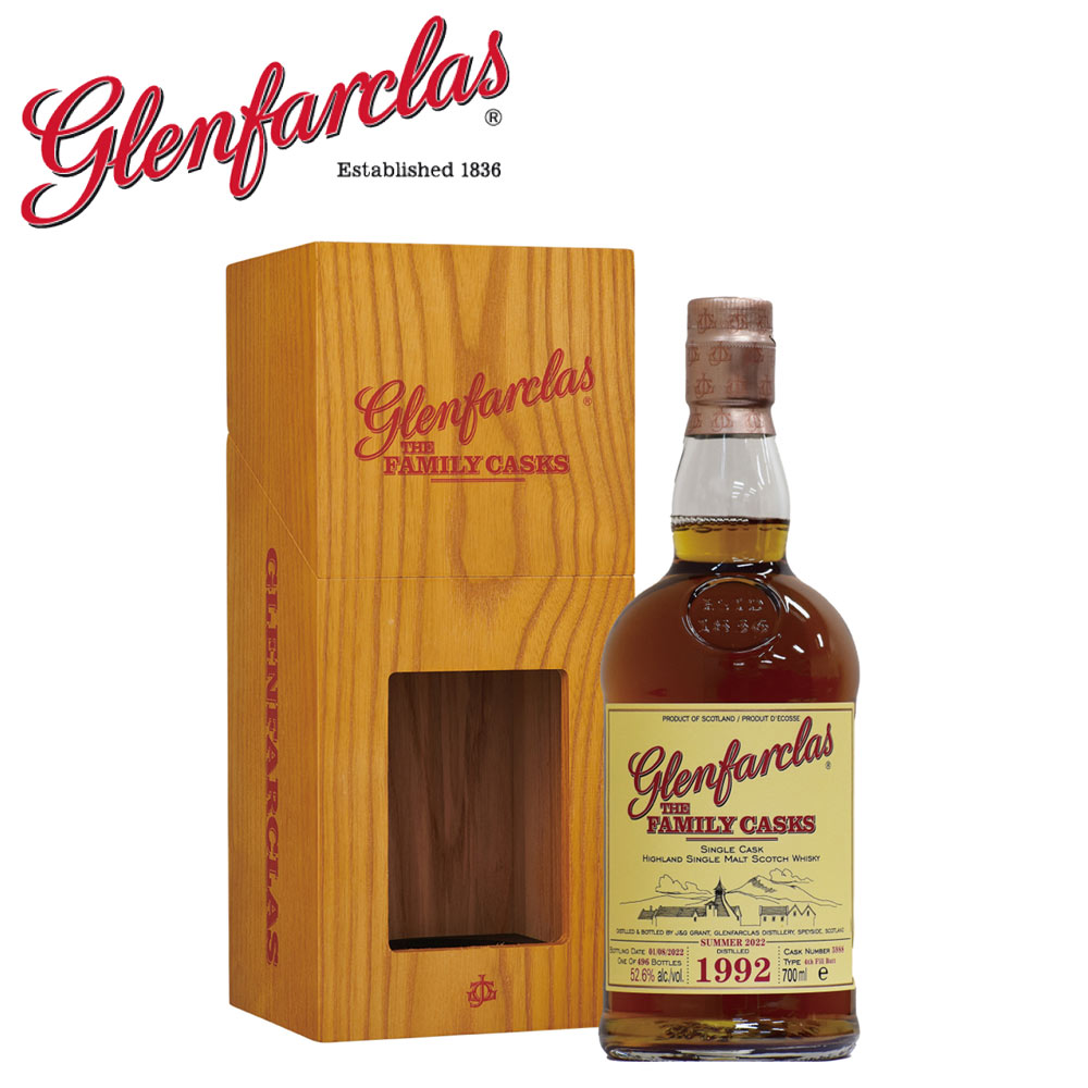 GLENFARCLAS グレンファークラス 700ml 1992年 （平成4年） シングルモルト ウイスキー ファミリー カスク スコットランド シングルカスク G