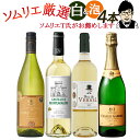 6/1限定【P10倍&食フェス300円CP】ワイン ワインセット ワインソムリエ おすすめ こだわりの白&泡ワイン 4本セット フランス スペイン ソムリエ厳選...