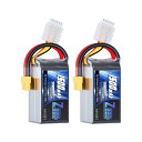 ゼエエ 14.8V 120C 1500mAh 4S lipo battery リポバッテリー XT60プラグ付き ラジコン玩具バッテリー FPV用 RCへり用 RCカー用 無人機用など 2パック(4)