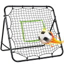 リバウンドネットブラック ネットサッカー 野球 100cm*103cm 練習ネット練習用トレーニング バウンスネット 反発ネット 外野トレーナー サッカーゴール 五面バッティング 野球 テニス ホッケー ラクロス ハンドボール 個人練習用具