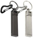 バッグハンガー 耐荷重16kg バックハンガー バッグフック スマホスタンド キーホルダー (マットブラック マットシルバー セット)