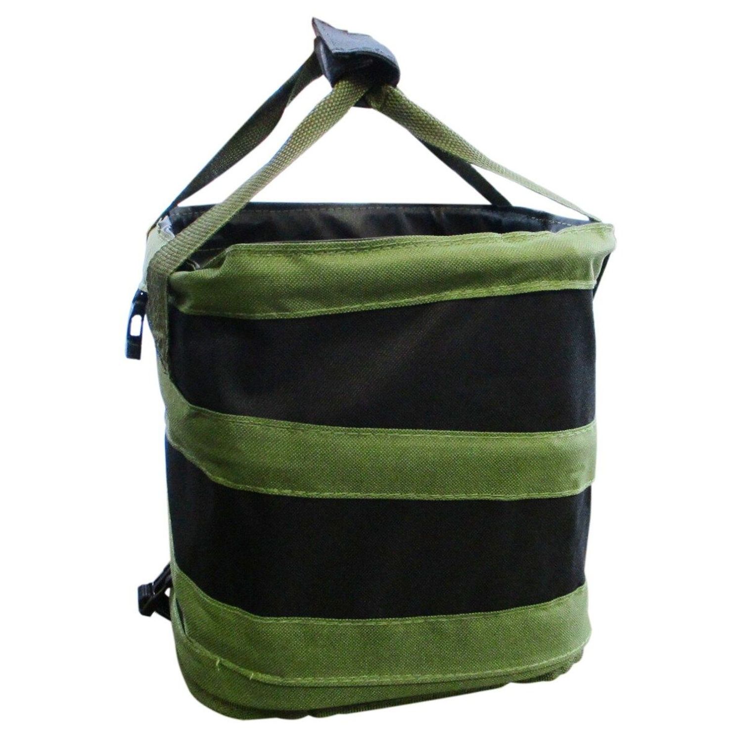 ウイザ WIZ'A　スプリングバッグ　ラウンド型　緑帯