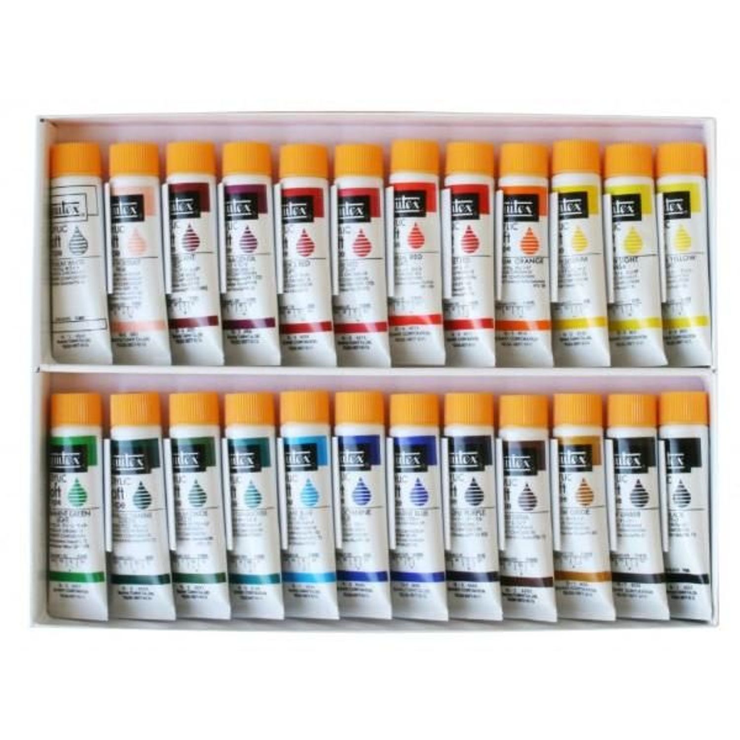 リキテックス ソフトタイプ 伝統色 24色セット 6号チューブ liquitex アクリル絵具