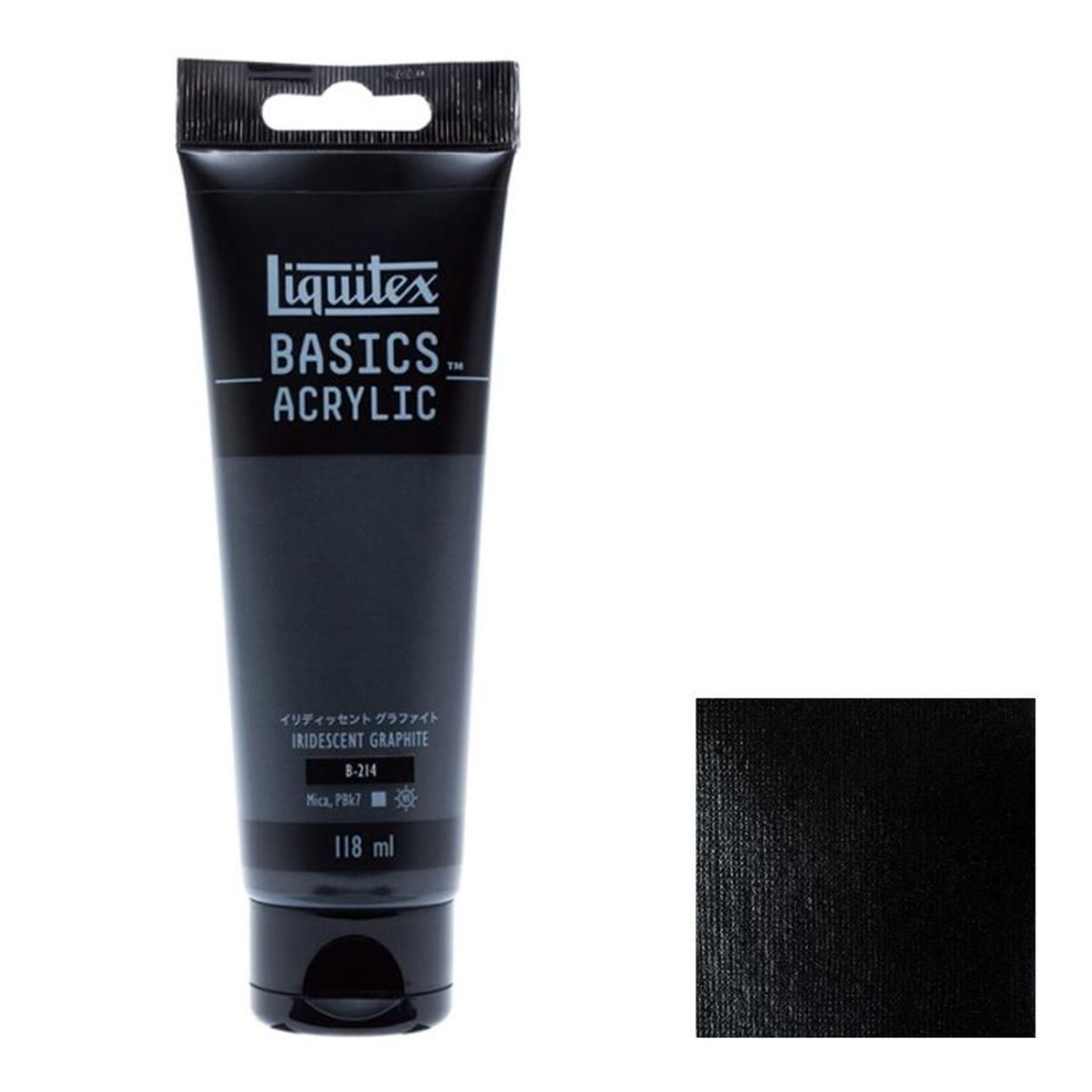 リキテックス ベーシックス 118mL 214 イリデッセント グラファイト 16002214 Liquitex BASICS