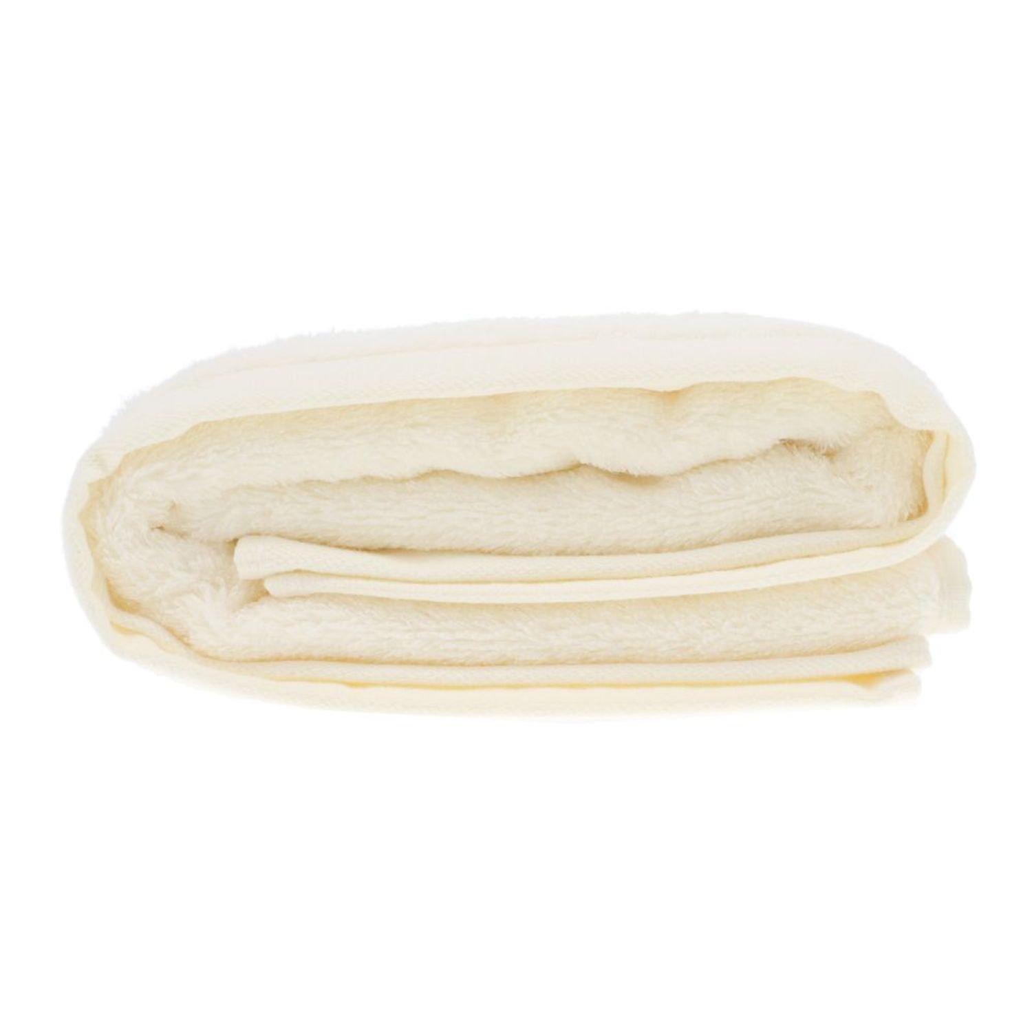 WIZ'A 吸水ふわふわ無撚糸バスタオル　ホワイト