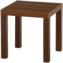 不二貿易 キューブテーブル 40×40 ブラウン【メーカー直送・代引不可】(3)