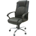 ハイバックレザー調チェアー ブラック色 VHO-0623BK ビバホーム 家具・インテリア 椅子・スツール