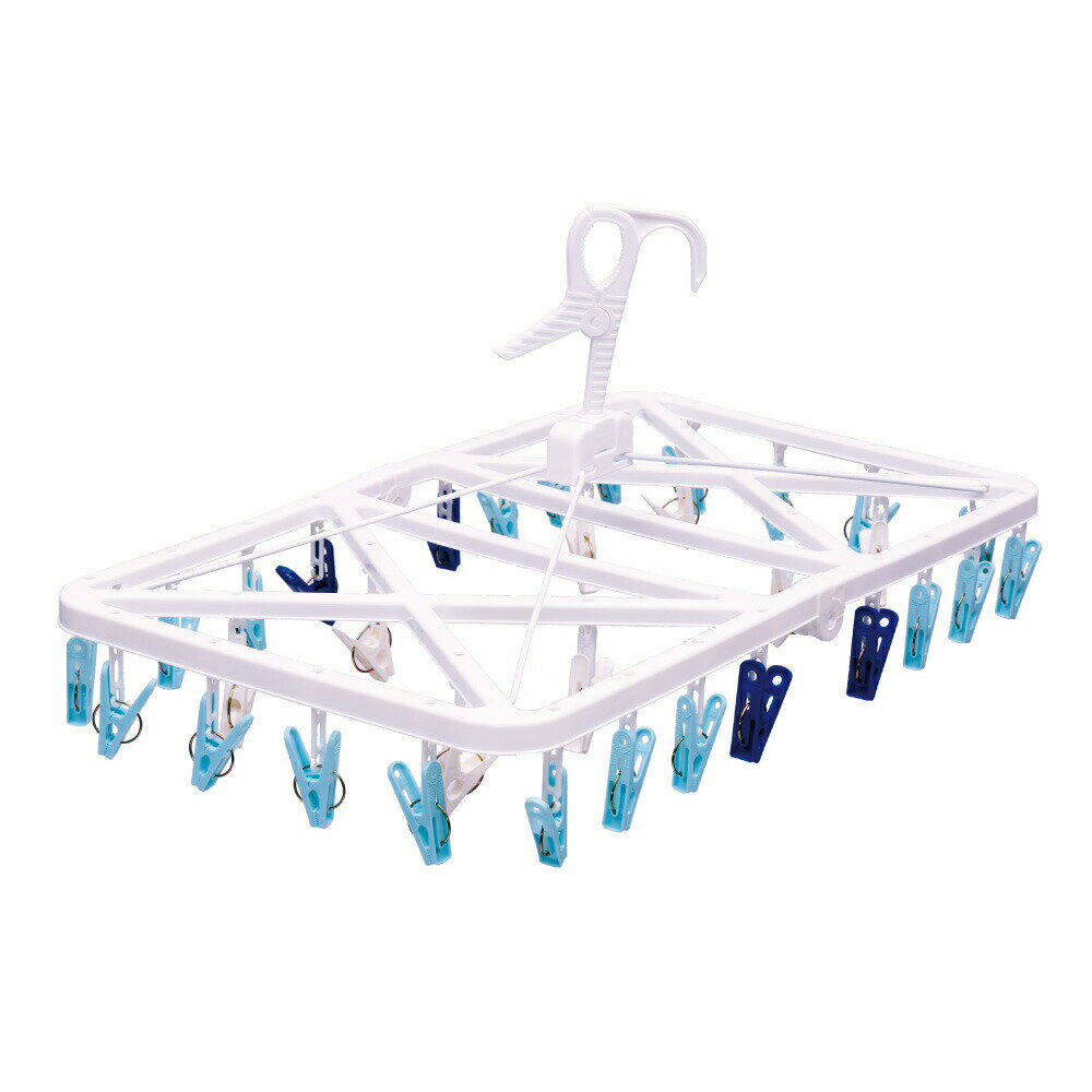 3種類のピンチで使い分けできる洗濯ハンガー32ピンチ ビバホーム 生活・掃除 洗たく その1