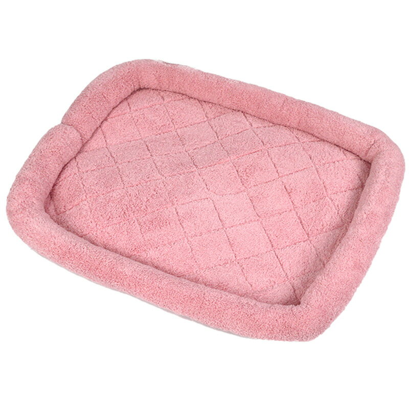 【スーパーSALE限定ポイント5倍】ペット用ソファーベッド浅型　ピンク ペット ペットベッド 秋冬ペットベッド ビバホームのサムネイル