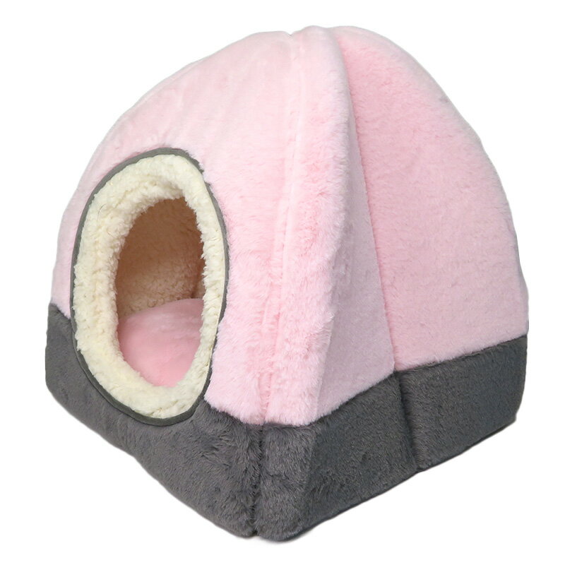 ペット用ドーム型ハウス ピンク S:40×40×35cm ビバホーム ペット ペットベッド 秋冬ペットベッドのサムネイル