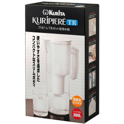 クリタック 浄水ポット クリタック　ポット型浄水器クリピーレTR　ホワイト キッチン 食卓用品 ろ過 蛇口 ビバホーム