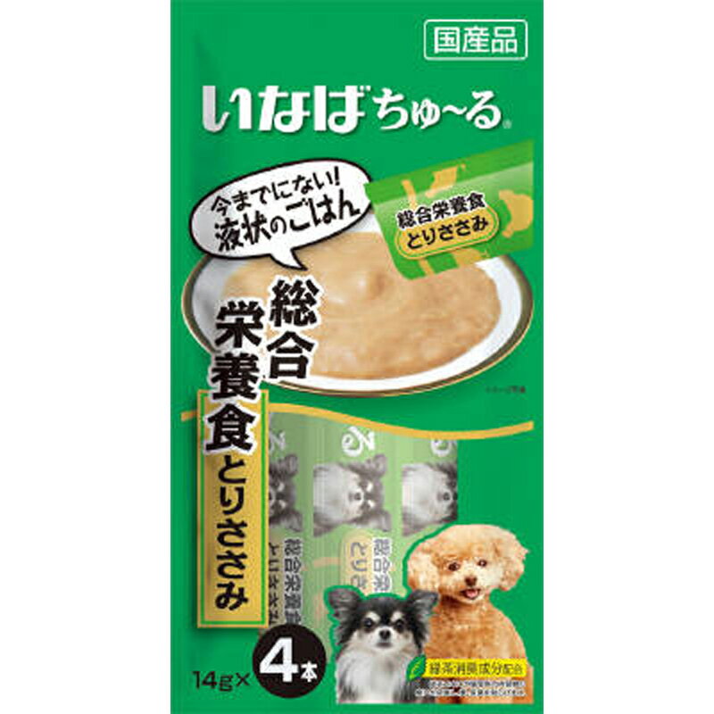 犬ちゅーる総合栄養食とりささみ14gX4本 ペット おやつ（犬） 液状 ビバホーム