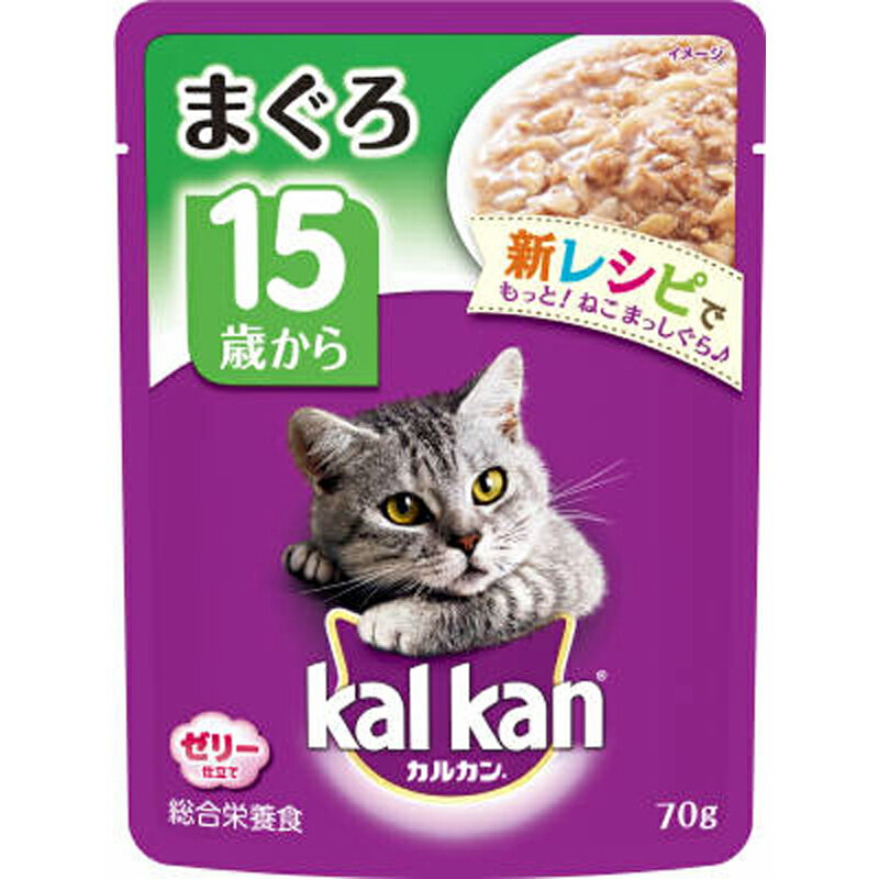 カルカン　パウチ　15歳からまぐろ70g ペット 猫フード パウチ カップ ビバホーム