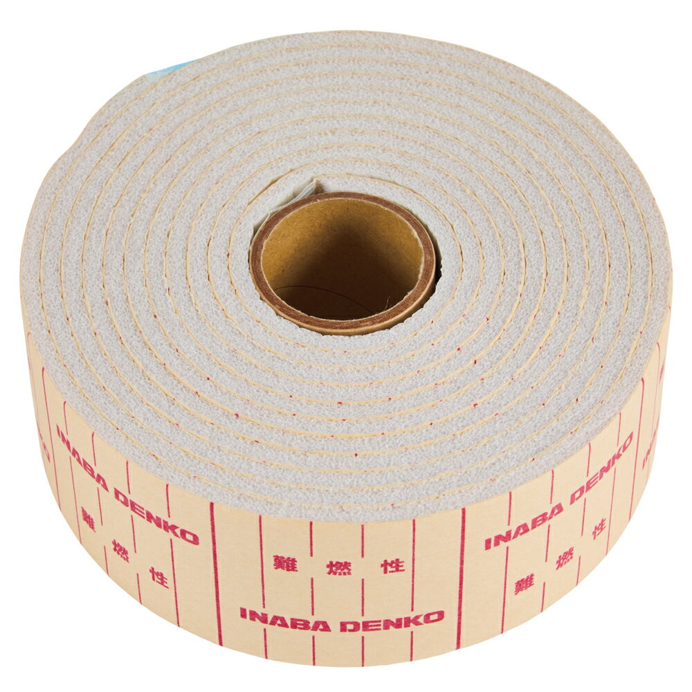 因幡電工 高耐候性粘着テープ 断熱粘着テープ 50mm×3m/t4mm DHF-50-LG 電設資材 エアコン部材 ビバホームのサムネイル